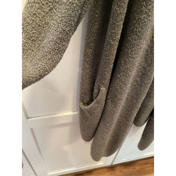 Barefoot Dreams Cozychic  Lite Knit Cardigan Sz S/M Gray - Picture 4 of 10